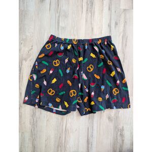 Hanna Andersson Women's Snack Print Pajama shorts, Large (C6)